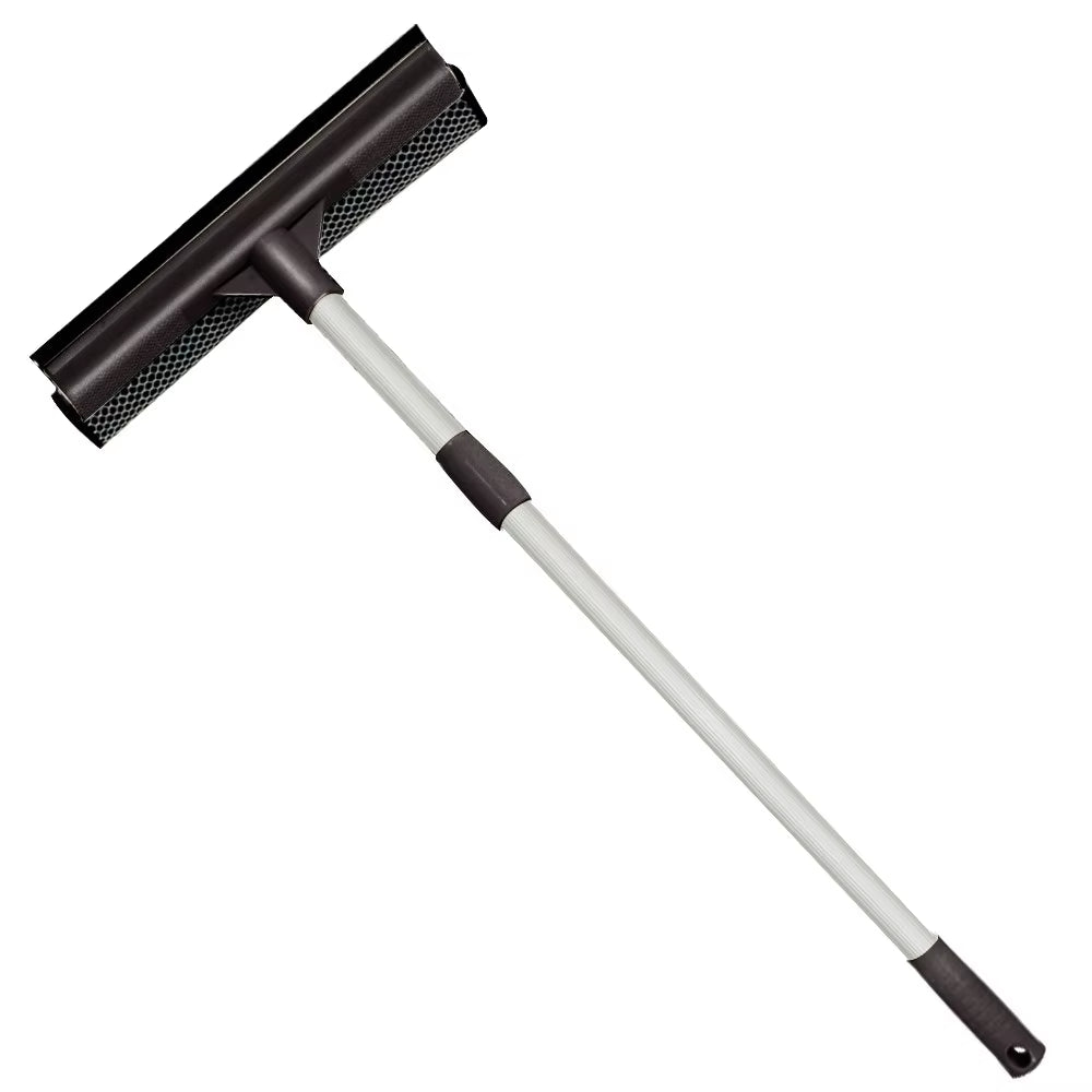 Glass Window Cleaning Tool Double-Sided Window Cleaner Squeegee Bathroom Clean Scrapers Car Window Washing Brush Window Cleaner