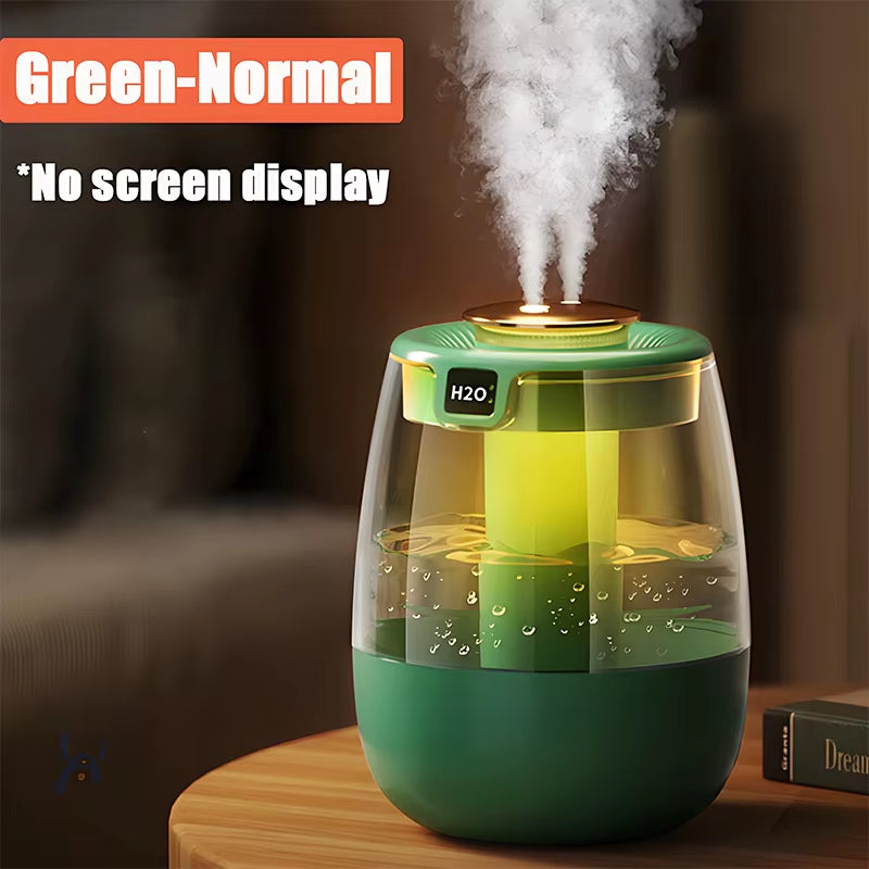 Air Humidifier 1300ML Aroma Humidifier Double Spray Port Essential Oil Diffuser with Light USB Water Humidifier for Home Office