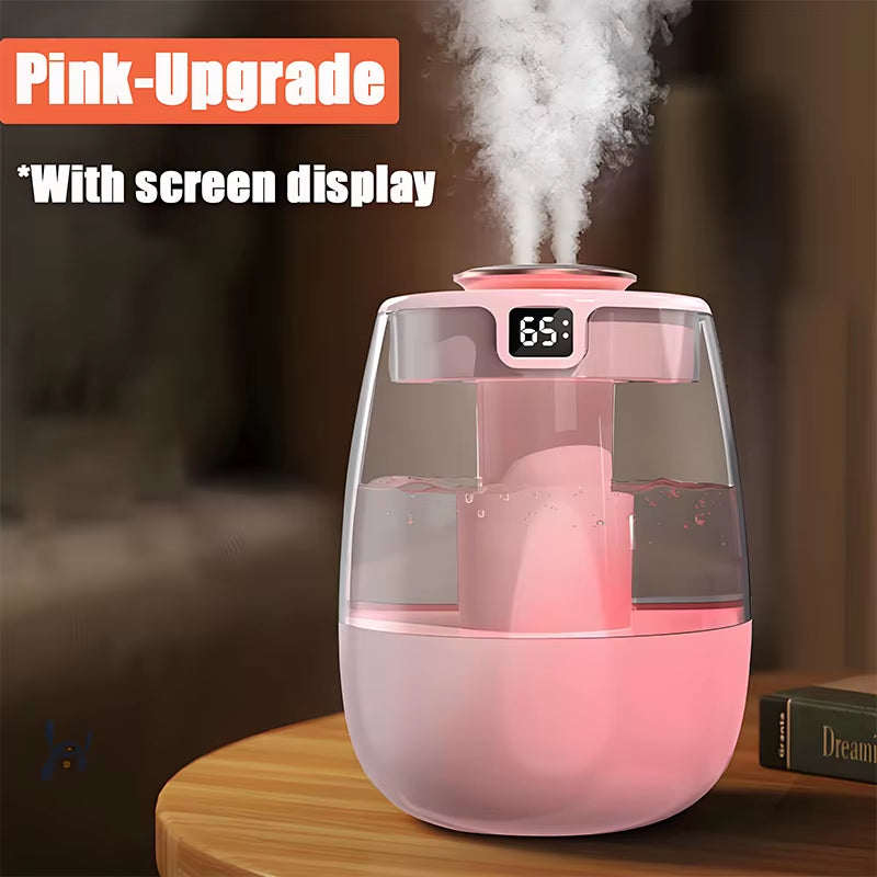 Air Humidifier 1300ML Aroma Humidifier Double Spray Port Essential Oil Diffuser with Light USB Water Humidifier for Home Office