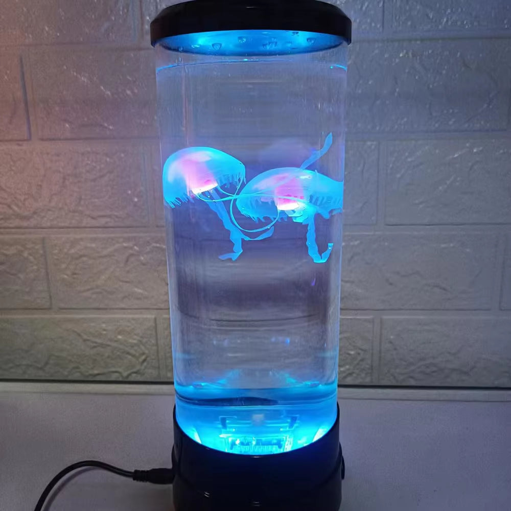 Color Changing Jellyfish Lamp Usb/Battery Powered Table Night Light Children'S Gift Home Bedroom Decor Boys Girls Birthday Gifts